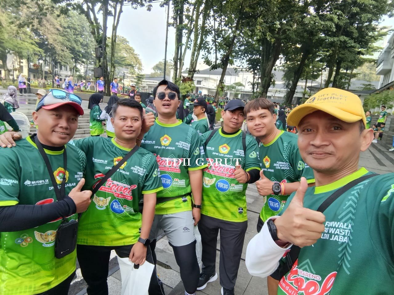Road to Muswil IX LDII Jabar 2025, 2.100 Peserta Meriahkan Fun Walk Zero Waste di Balai Kota Bandu