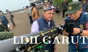 DPD LDII Garut Hadiri Rukyatul Hilal di BRIN Santolo untuk Penentuan 1 Romadhon