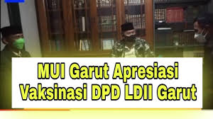 Bersama DPD LDII Kab. Garut kita kita bantu presiden sukseskan Vaksinasi 1 juta perhari